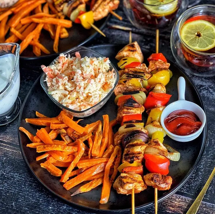 Szaszłyki z kurczakiem