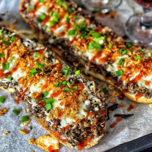 Zapiekanki z pieczarkami